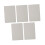5Pcs Inkless Double Sided Eyebrow Tattoo Practice Skin 1.5mm Thick 3