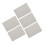 5Pcs Inkless Double Sided Eyebrow Tattoo Practice Skin 1.5mm Thick 5