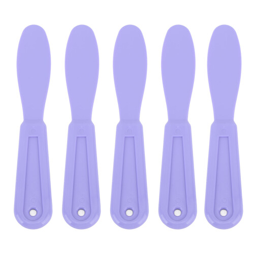 (Purple) 5 spatole dentali plastica blu scuro