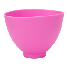 (Pink) Silikon-Mischschüssel hitzebeständig 15x15x11cm Gelb