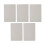 5Pcs Inkless Double Sided Eyebrow Tattoo Practice Skin 1.5mm Thick 2