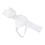 (White) Cintura ernia ombelicale regolabile nera 2