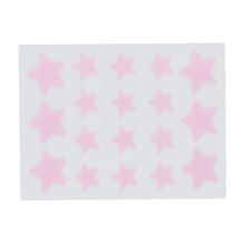 18Pcs Star-Shaped Hydrocolloid Pimple Patches - Pink