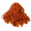 Hitzebeständige Orange Lockenperücke Pony Halloween 1
