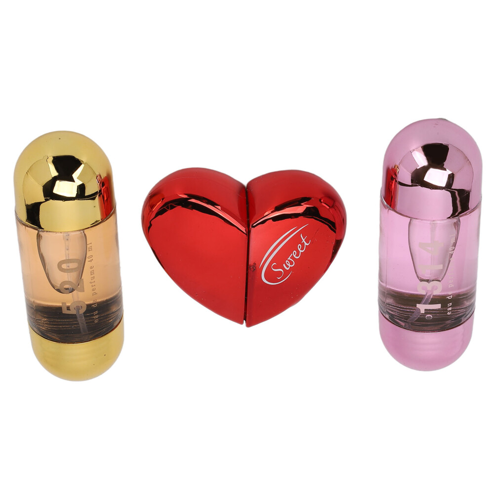 3pcs 30ml Lady Perfume Aluminum Nozzle Fine Atomization Long Lasting