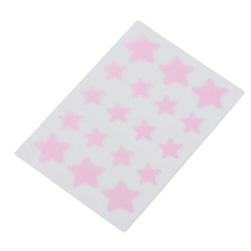 18Pcs Star-Shaped Hydrocolloid Pimple Patches - Pink 1