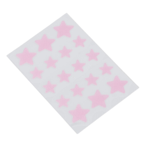 18Pcs Star-Shaped Hydrocolloid Pimple Patches - Pink 2