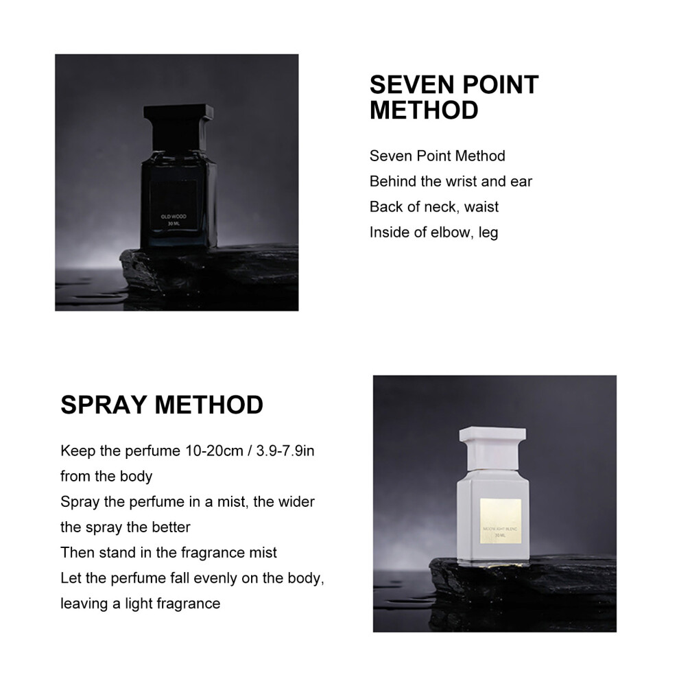 Men Perfumes Light Fragrance Fine Mist 30ml 3pcs