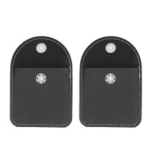 2x Hörverstärker Etui Schwarz Staubgeschützt Organizer