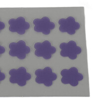 18Pcs Hydrocolloid Pimple Patch Purple Flower Shape