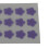 18Pcs Hydrocolloid Pimple Patch Purple Flower Shape 1