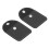 2pcs Black Dust-Proof Hearing Amp Pouch 2