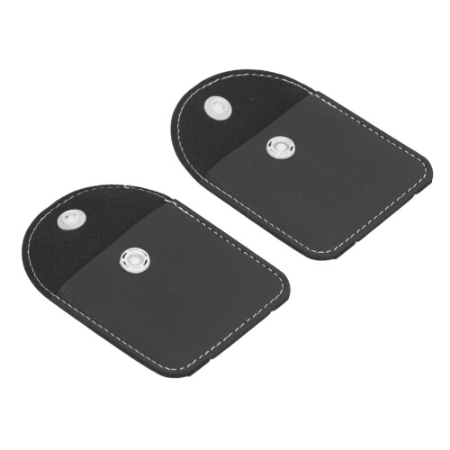 2pcs Black Dust-Proof Hearing Amp Pouch 1