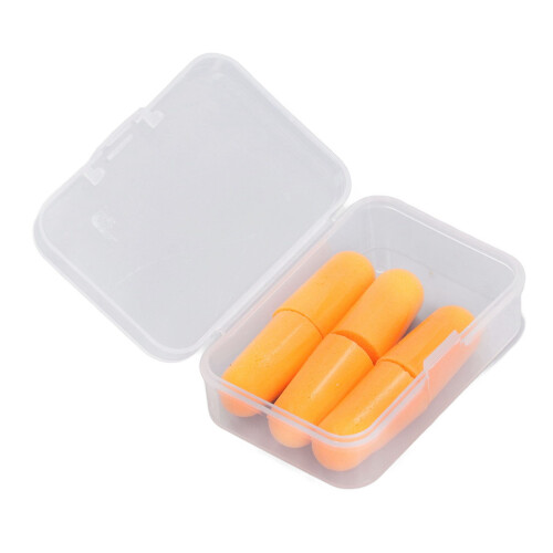6x Trägerschutz Ohrstöpsel Orange Geräuschblockend 2