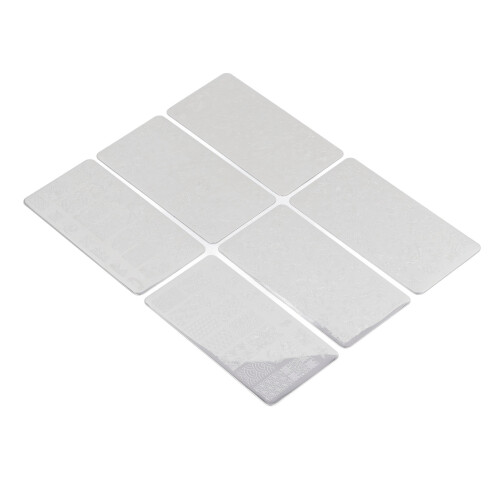 6x Nagelkunst-Stempelplatten Edelstahl Fingernagel 2