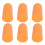 6x Trägerschutz Ohrstöpsel Orange Geräuschblockend 5