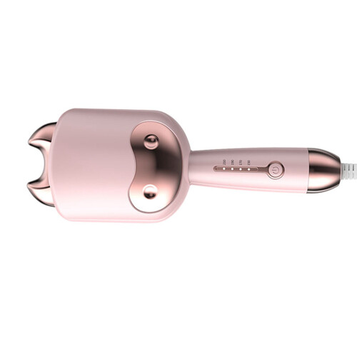 (Pink) Kuh-förmiger Lockenstab 1,3 Zoll einstellbar blau 2