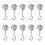 10 Stk Lingual-Buttons Zahnmedizin mit Rundbasis 1