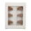(Coffee) 3x Pink Replacement Eyelids for Mannequin 1