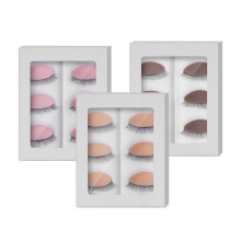 9 Pairs Removable Eyelids Mannequin Double Layer Lashes