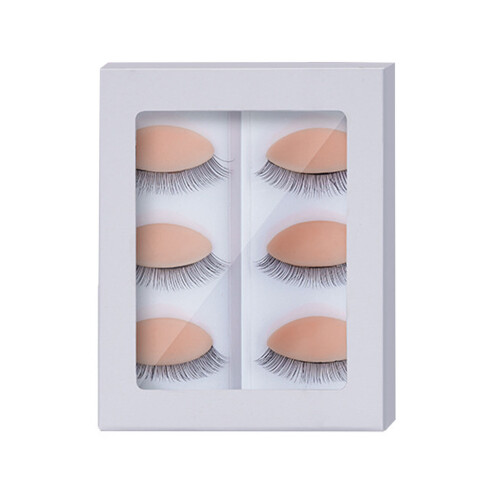 (Pink) 3x Brown Silicone Double Eyelid Patches