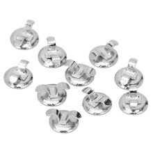 10pcs Stainless Steel Lingual Cleat Dental Orthodontic Replacement