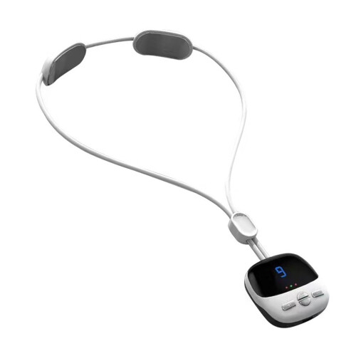 (White) Mini Halsmassager 4 Modi 9 Sterktes Wit 1
