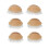 (Skin Color) 3x Pink Replacement Eyelids for Mannequin 3