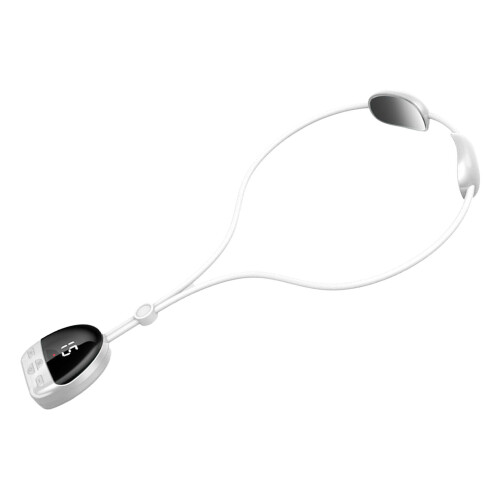 (White) Halsmassager Hanger Warmtecompressie Wit 1