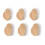 (Skin Color) 3x Pink Replacement Eyelids for Mannequin 4