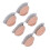 (Pink) 3x Brown Silicone Double Eyelid Patches 3