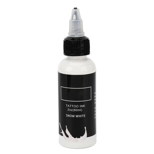 (White) 60ml Long Lasting Black Tattoo Ink Pigment 1