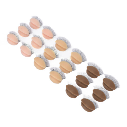 9 Pairs Removable Eyelids Mannequin Double Layer Lashes 2