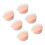(Pink) 3x Pink Replacement Eyelids for Mannequin 5