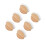 (Skin Color) 3x Pink Replacement Eyelids for Mannequin 5