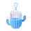 (Blue) Scatola Spugna Trucco Cactus Portatile Rosa 1