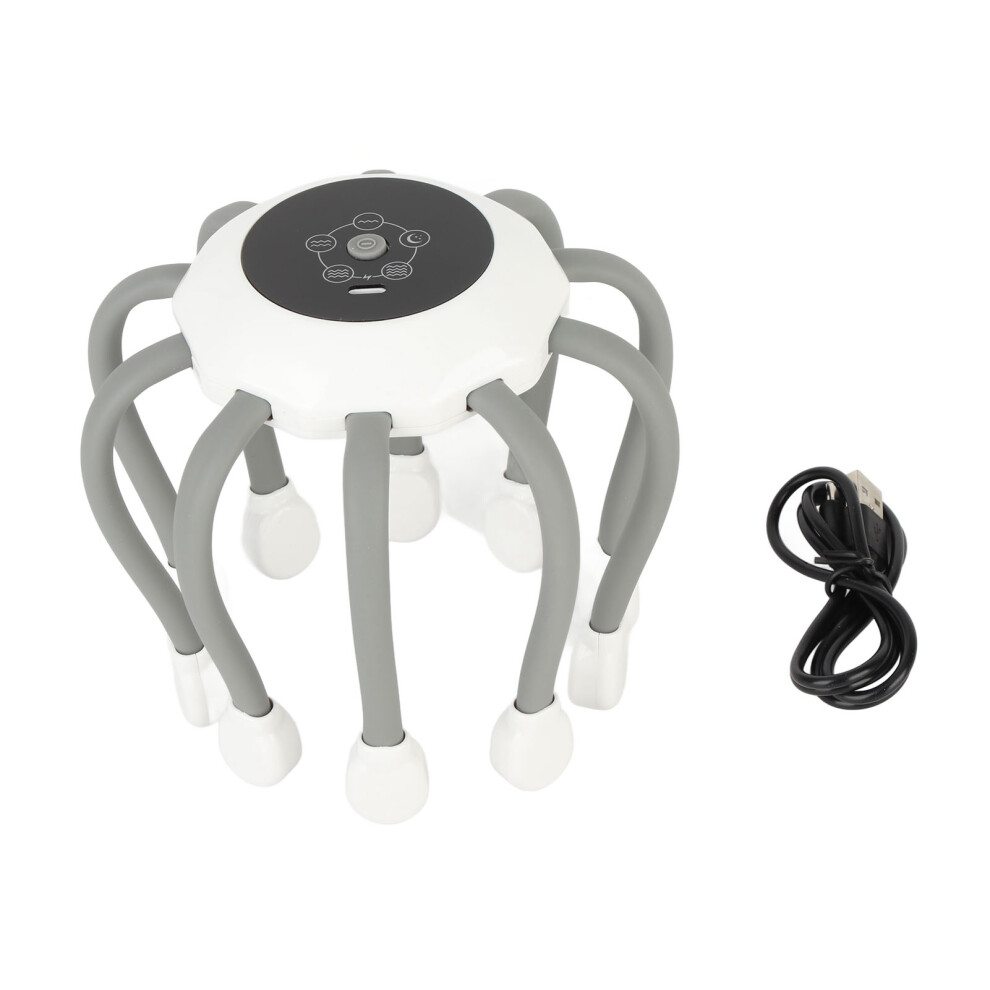 Electric Head Massager LED Vibration Automatic Scalp Scratcher