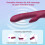 Silicone G-Spot Clit Vibrator Wand 2