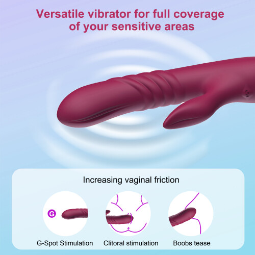 Silicone G-Spot Clit Vibrator Wand 1