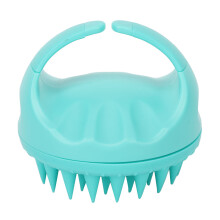 (Green) Wasserdichte weiche Silikon-Kopfmassage-Bürste, Grün