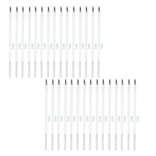 (White) 30 Stück Wimpern, 1mm x 13cm