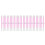 (Pink) 30 Stück Wimpern, 1mm x 13cm 1
