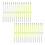 (Fluorescent Green) 30 Stück Wimpern, 1mm x 13cm 1