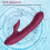 Silicone G-Spot Clit Vibrator Wand 3