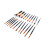 22pcs Black Handle Golden Makeup Brushes for Sensitive Skin 3