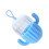 (Blue) Scatola Spugna Trucco Cactus Portatile Rosa 4