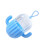 (Blue) Scatola Spugna Trucco Cactus Portatile Rosa 5