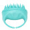 (Green) Soft Silicone Waterproof Scalp Scrubber Green 5