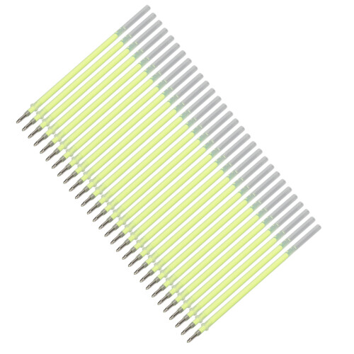 (Fluorescent Green) 30 Stück Wimpern, 1mm x 13cm 1