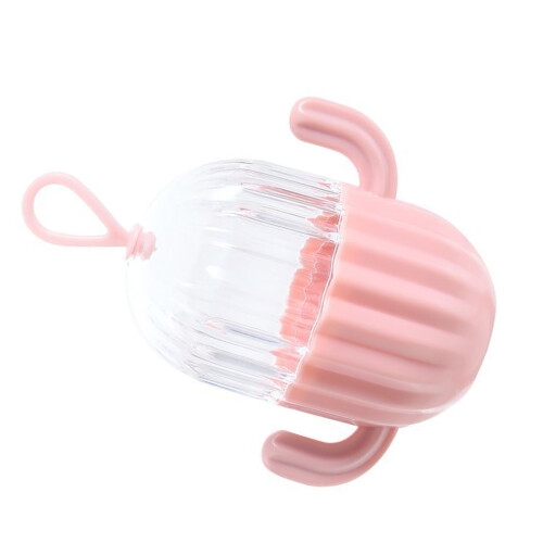 (Pink) Roze Cactus Makeupspons Opbergdoos 2